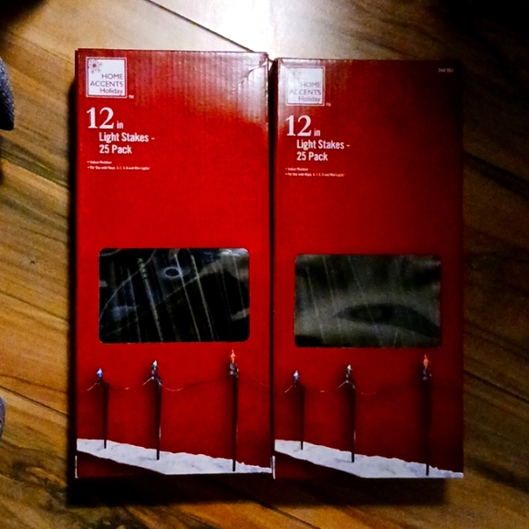 Home Accent  Holiday Other - Home Accents Holiday Indoor/Outdoor 12 in Light Stakes 25-Pack - 244 263